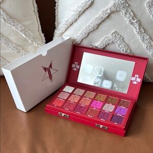 Jeffree Star Blood Sugar Eyeshadow Palette- Red, Pink, Brown Shades, NWT
